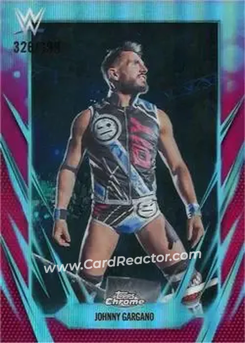 2026 Topps Chrome WWE - Magenta Refractor #15 - Johnny Gargano - Front