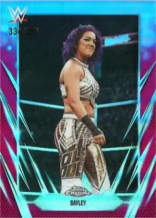 2026 Topps Chrome WWE - Magenta Refractor #19 - Bayley