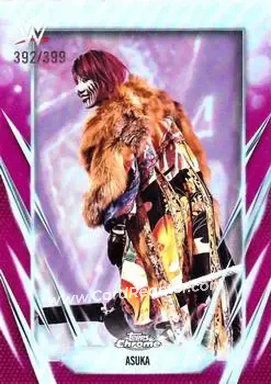 2026 Topps Chrome WWE - Magenta Refractor #27 - Asuka - Front
