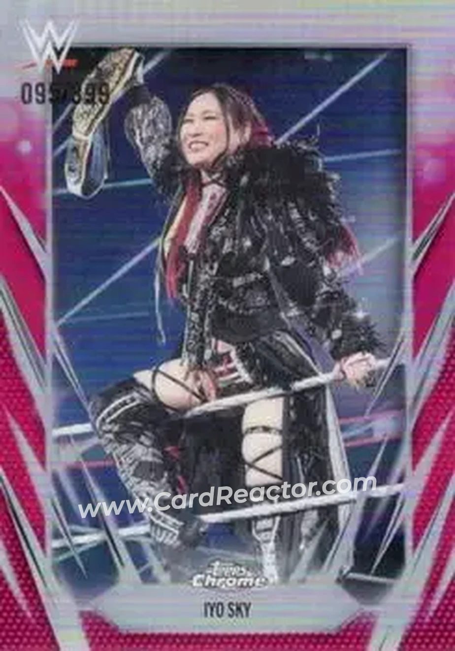 2026 Topps Chrome WWE - Magenta Refractor #35 - Iyo Sky - Front