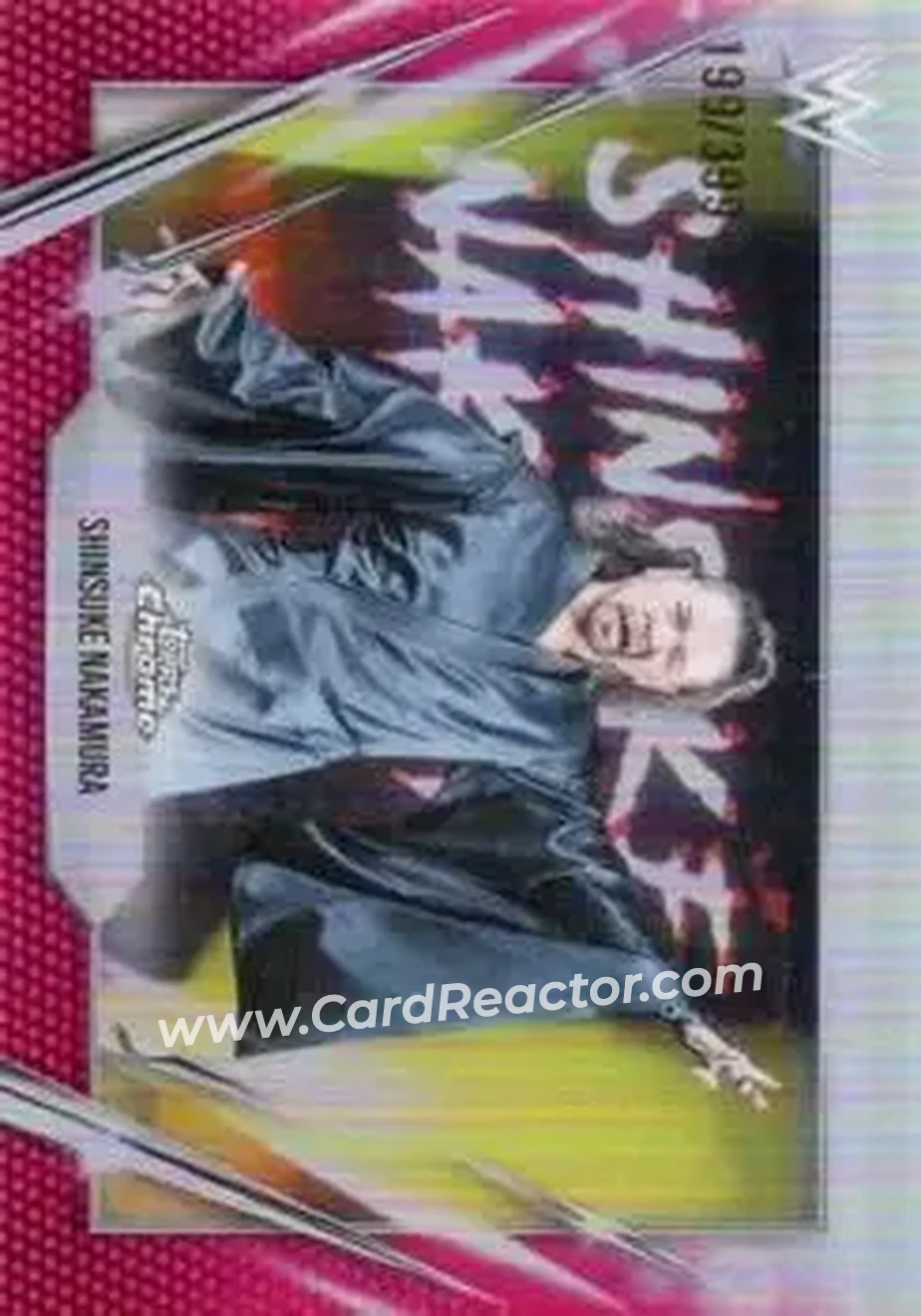 2026 Topps Chrome WWE - Magenta Refractor #36 - Shinsuke Nakamura - Front