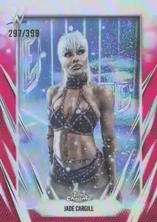 2026 Topps Chrome WWE - Magenta Refractor #45 - Jade Cargill