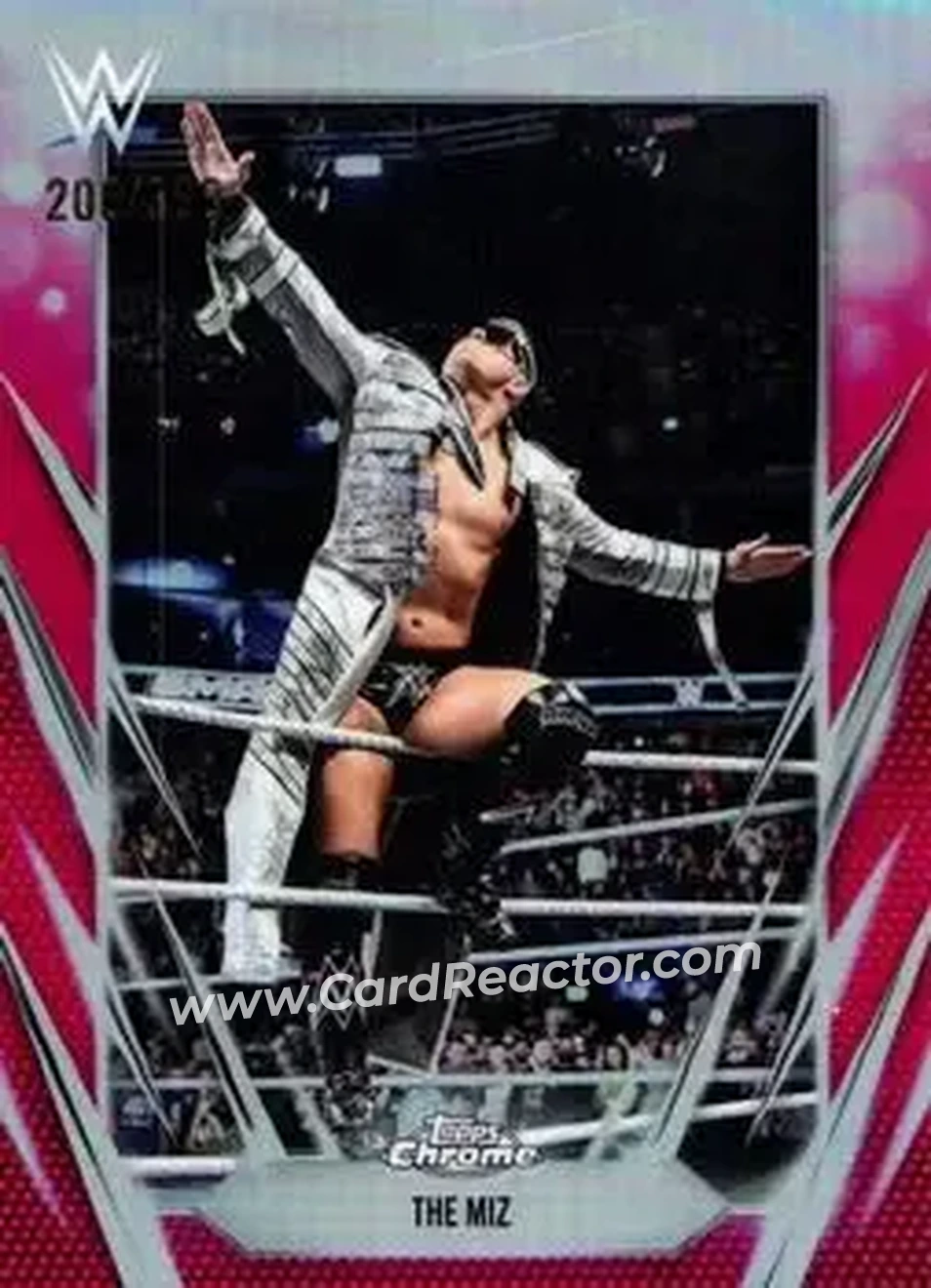 2026 Topps Chrome WWE - Magenta Refractor #48 - The Miz - Front 2026 Topps Chrome WWE - Magenta Refractor #48 - The Miz - Front