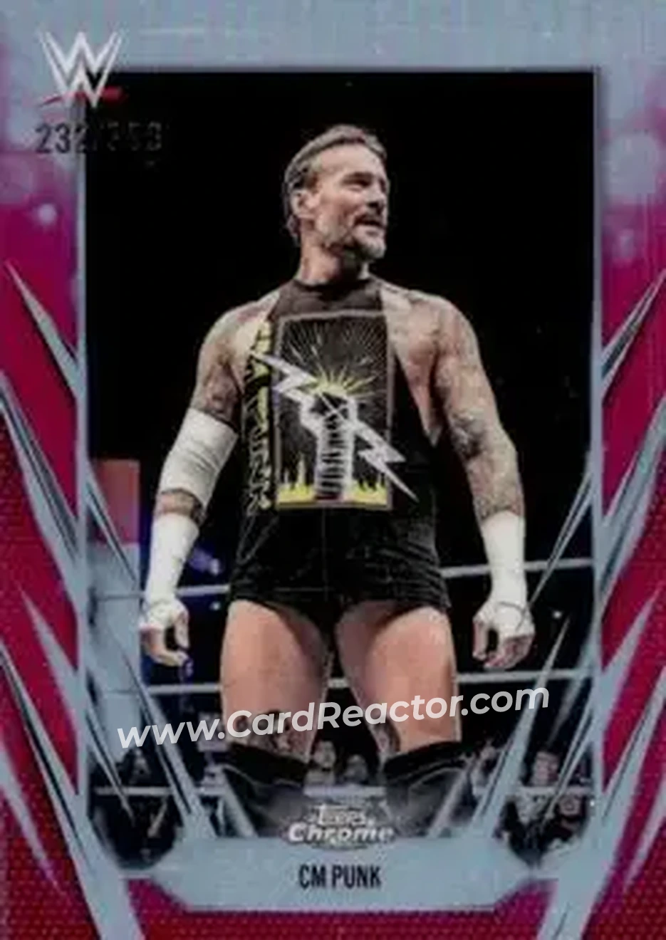 2026 Topps Chrome WWE - Magenta Refractor #49 - CM Punk - Front