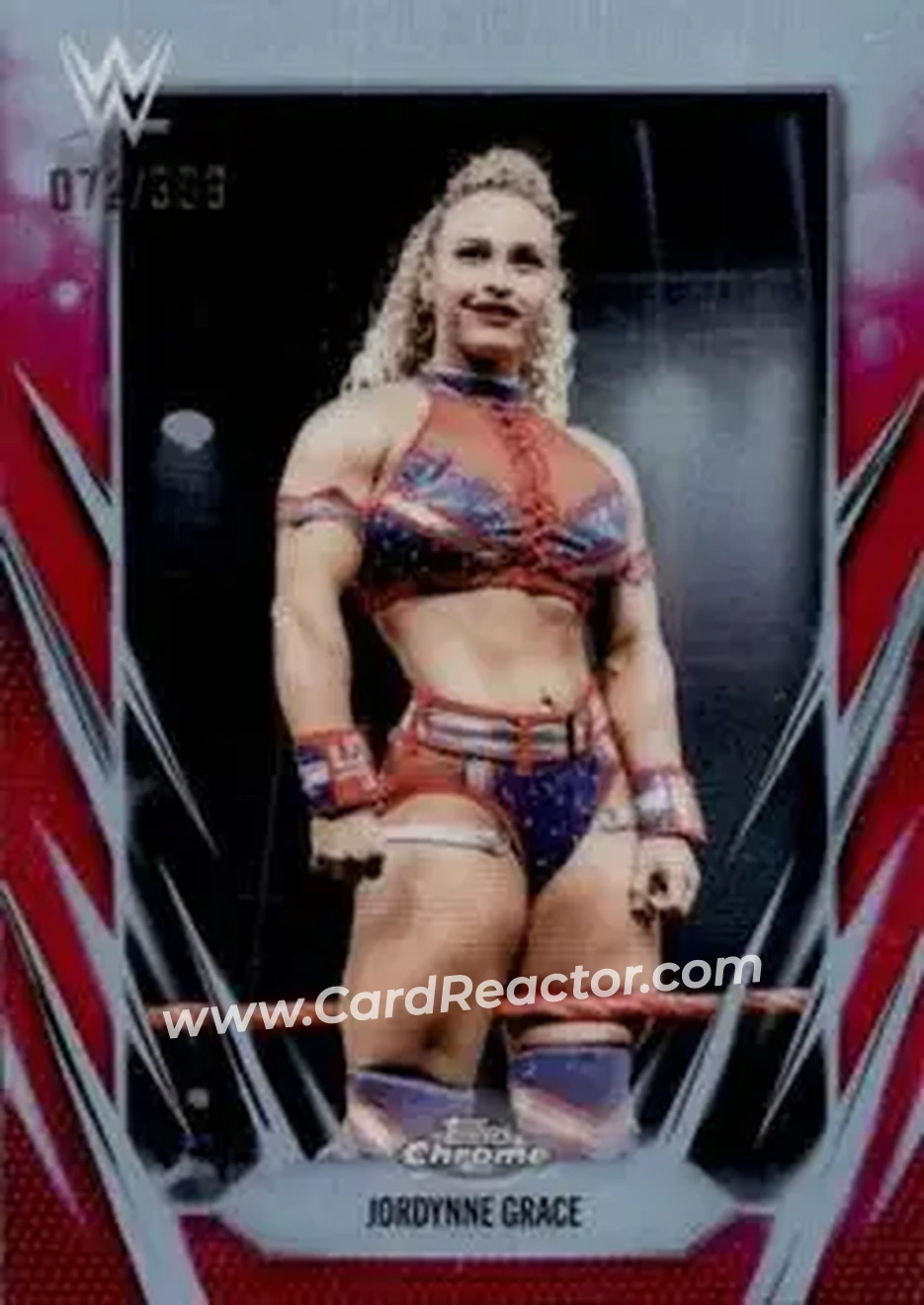 2026 Topps Chrome WWE - Magenta Refractor #56 - Jordynne Grace - Front