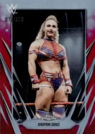 2026 Topps Chrome WWE - Magenta Refractor #56 - Jordynne Grace