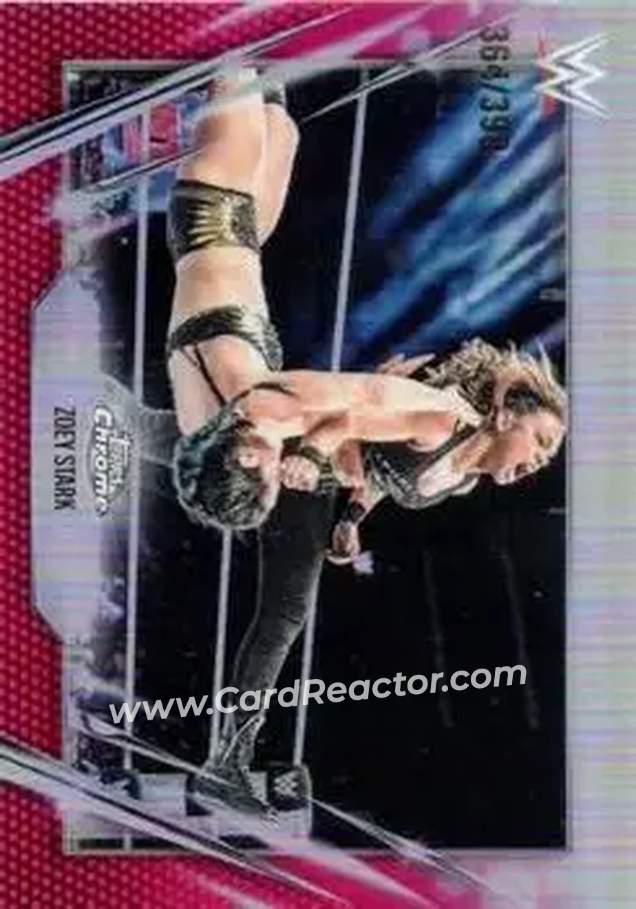 2026 Topps Chrome WWE - Magenta Refractor #60 - Zoey Stark - Front
