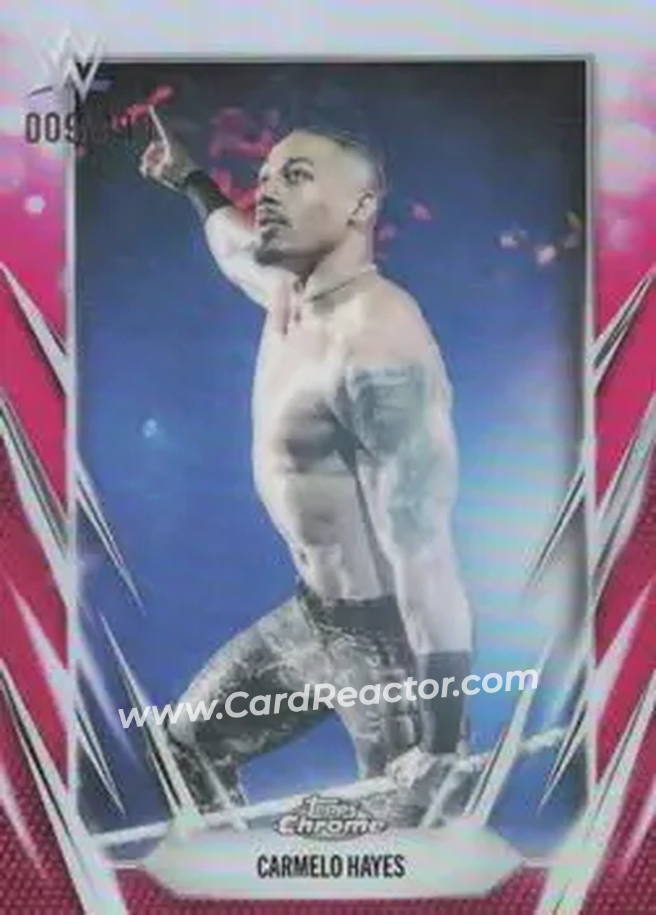 2026 Topps Chrome WWE - Magenta Refractor #70 - Carmelo Hayes - Front