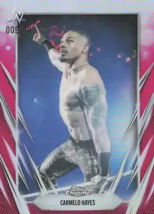 2026 Topps Chrome WWE - Magenta Refractor #70 - Carmelo Hayes