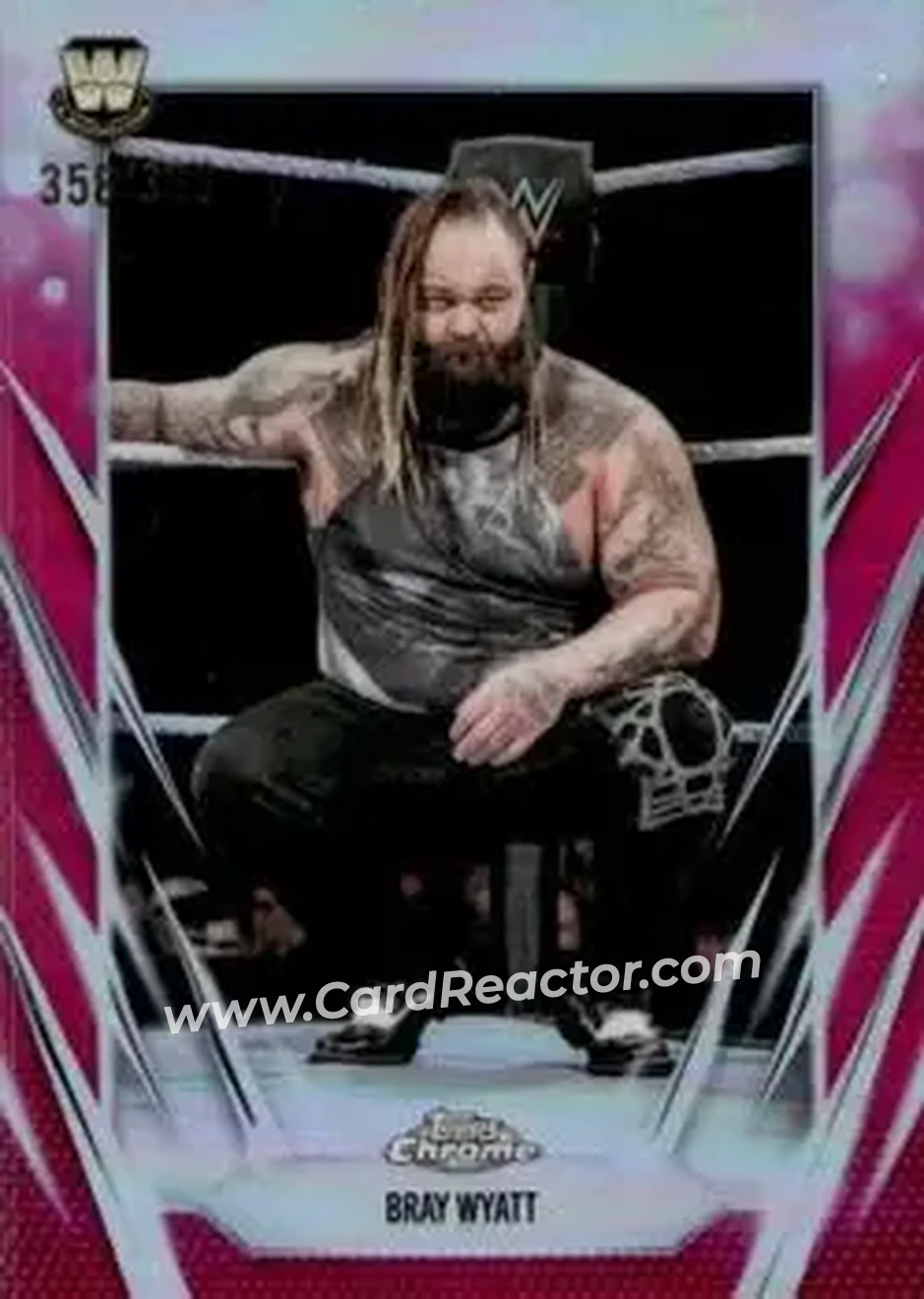 2026 Topps Chrome WWE - Magenta Refractor #76 - "The Fiend" Bray Wyatt - Front