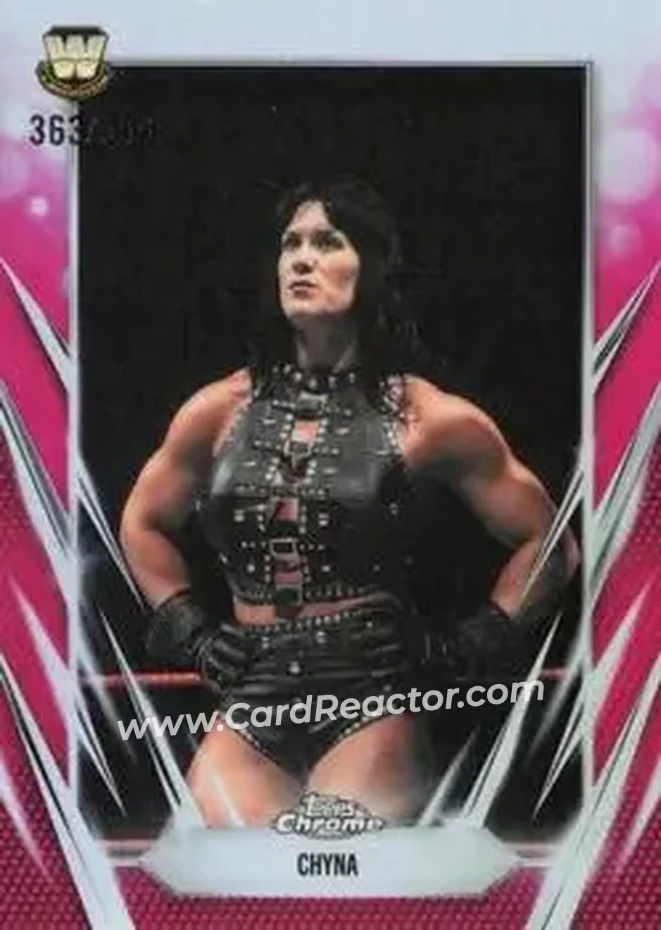 2026 Topps Chrome WWE - Magenta Refractor #85 - Chyna - Front 2026 Topps Chrome WWE - Magenta Refractor #85 - Chyna - Front