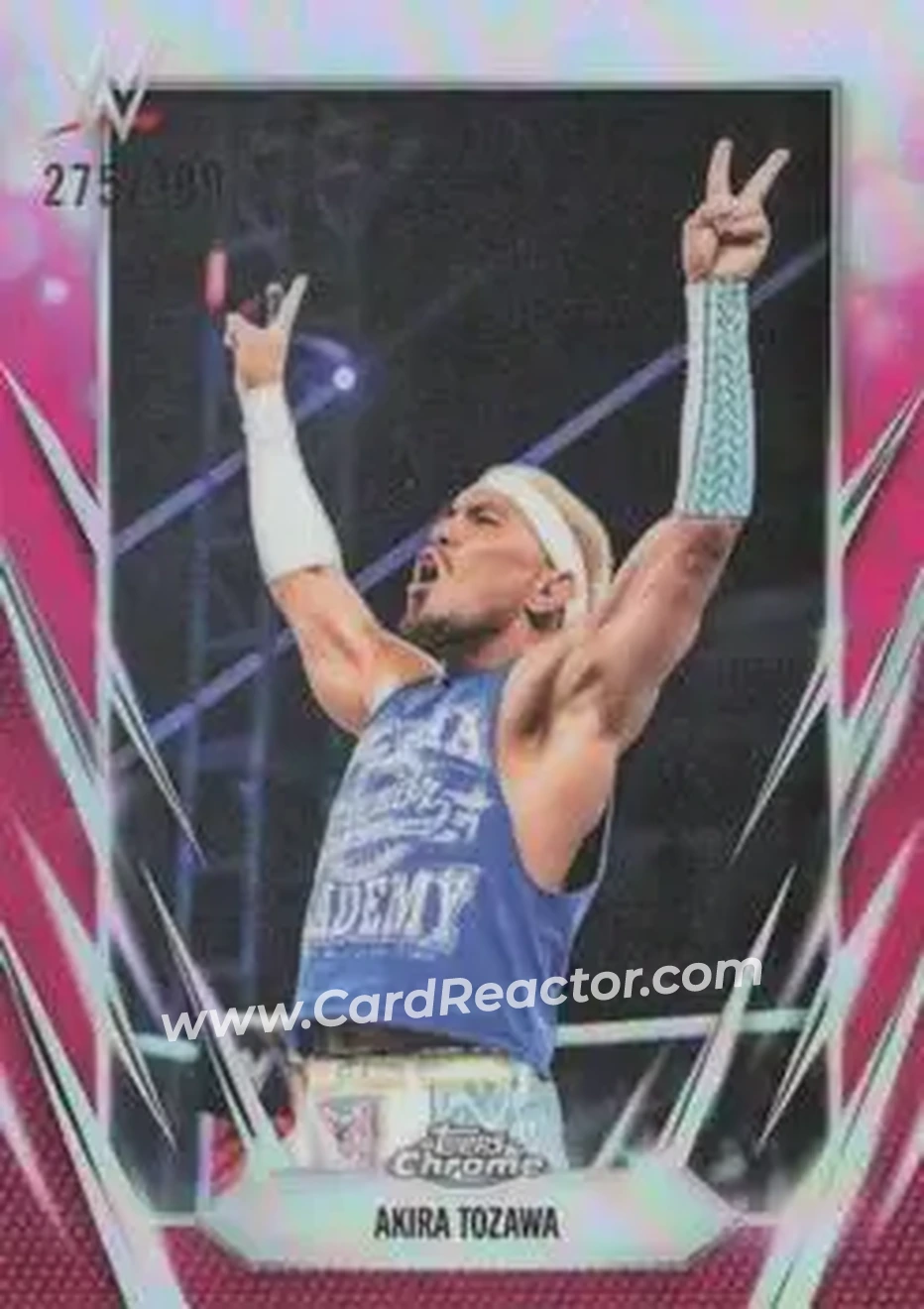 2026 Topps Chrome WWE - Magenta Refractor #88 - Akira Tozawa - Front