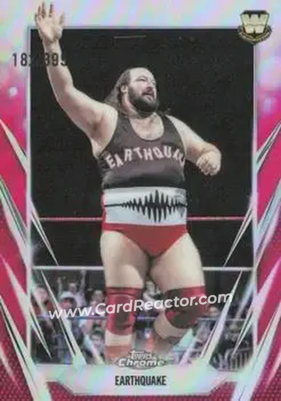 2026 Topps Chrome WWE - Magenta Refractor #106 - Earthquake - Front