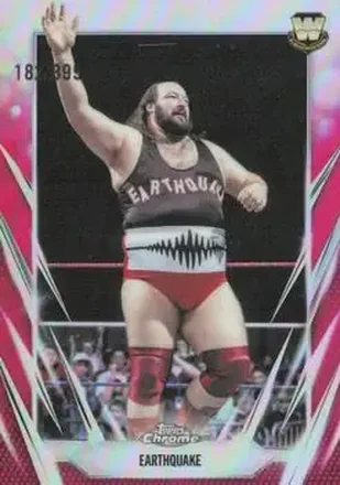 2026 Topps Chrome WWE - Magenta Refractor #106 - Earthquake