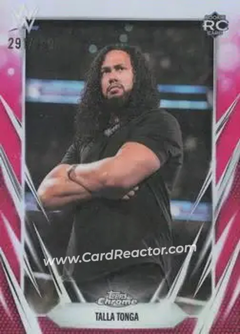 2026 Topps Chrome WWE - Magenta Refractor #109 - Talla Tonga - Front