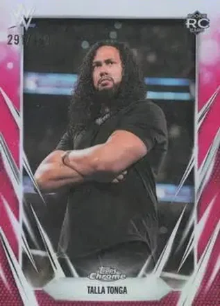 2026 Topps Chrome WWE - Magenta Refractor #109 - Talla Tonga