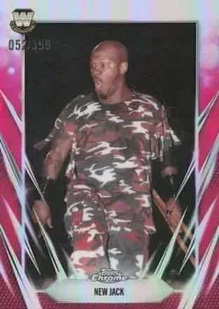 2026 Topps Chrome WWE - Magenta Refractor #110 - New Jack
