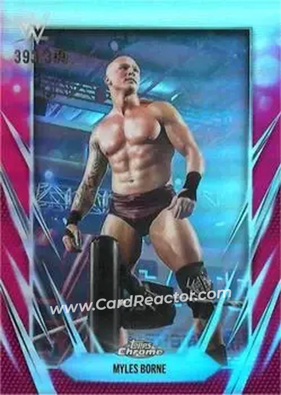 2026 Topps Chrome WWE - Magenta Refractor #141 - Myles Borne - Front