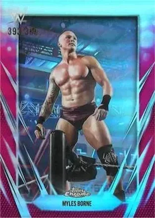 2026 Topps Chrome WWE - Magenta Refractor #141 - Myles Borne