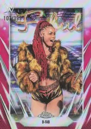 2026 Topps Chrome WWE - Magenta Refractor #143 - B-Fab