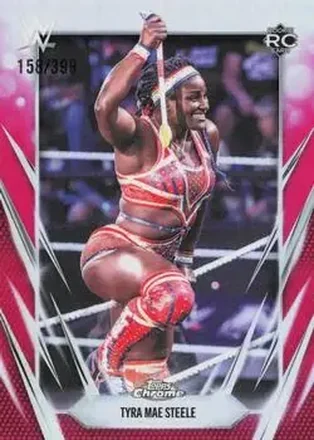 2026 Topps Chrome WWE - Magenta Refractor #144 - Tyra Mae Steele
