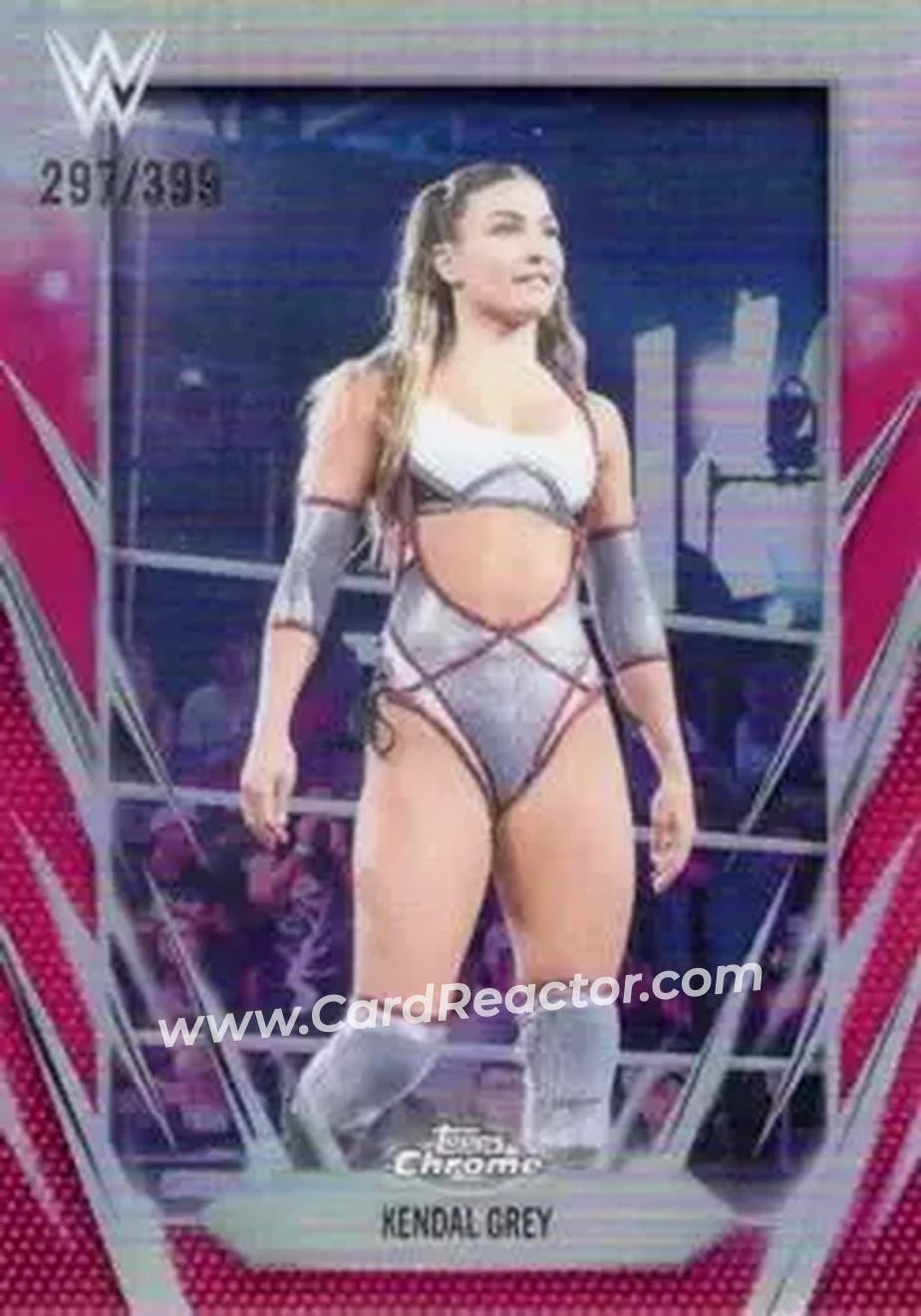 2026 Topps Chrome WWE - Magenta Refractor #148 - Kendal Grey - Front