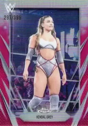 2026 Topps Chrome WWE - Magenta Refractor #148 - Kendal Grey