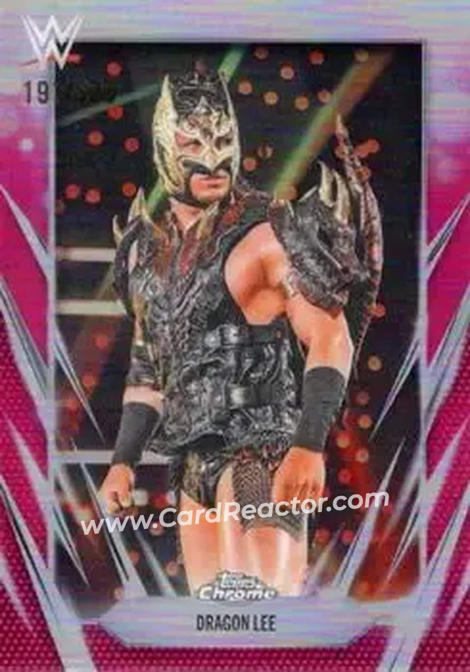 2026 Topps Chrome WWE - Magenta Refractor #155 - Dragon Lee - Front