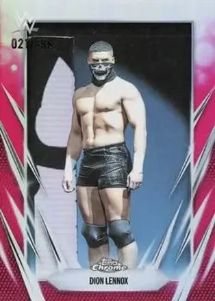 2026 Topps Chrome WWE - Magenta Refractor #160 - Dion Lennox
