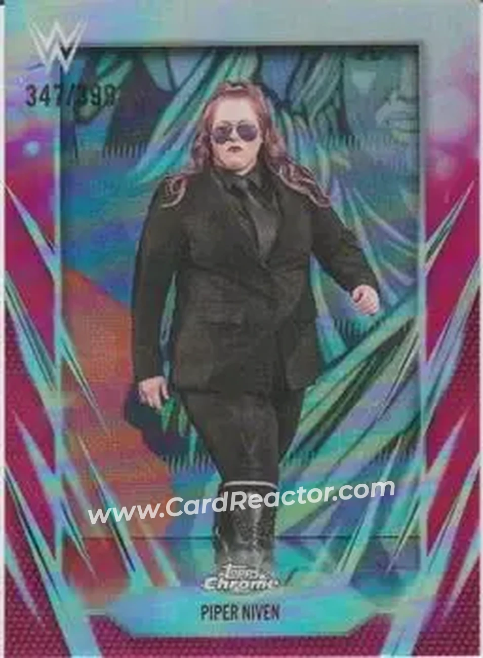 2026 Topps Chrome WWE - Magenta Refractor #162 - Piper Niven - Front