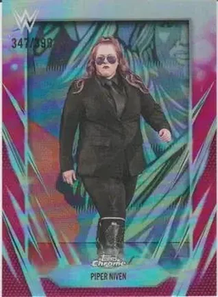 2026 Topps Chrome WWE - Magenta Refractor #162 - Piper Niven