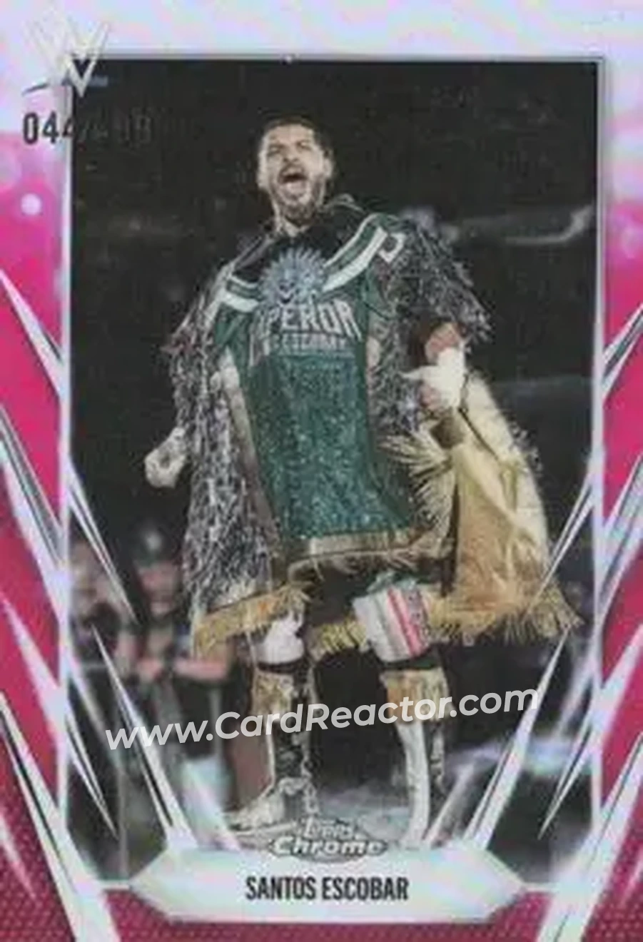 2026 Topps Chrome WWE - Magenta Refractor #164 - Santos Escobar - Front