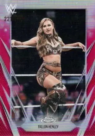 2026 Topps Chrome WWE - Magenta Refractor #165 - Fallon Henley