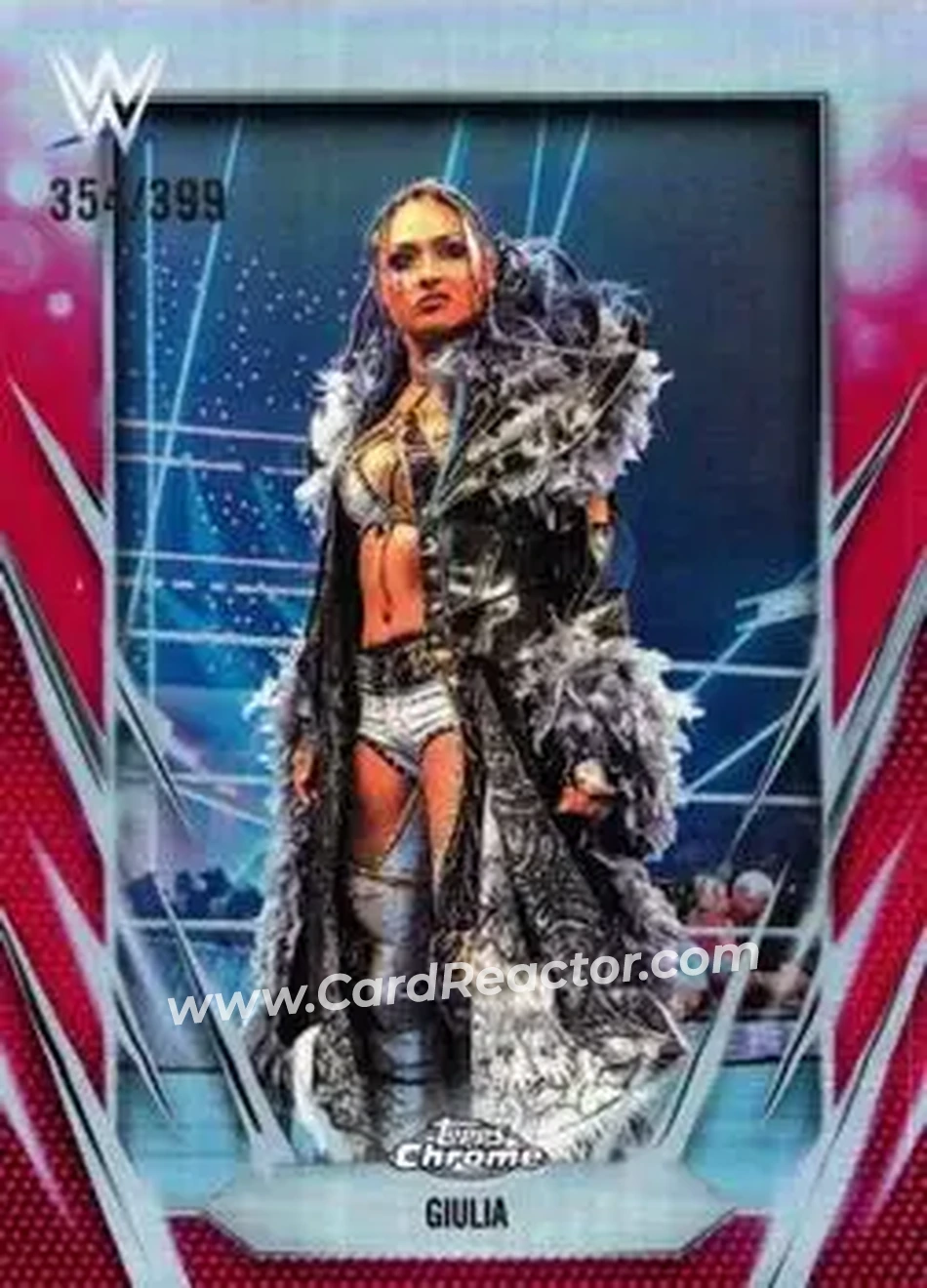 2026 Topps Chrome WWE - Magenta Refractor #169 - Giulia - Front
