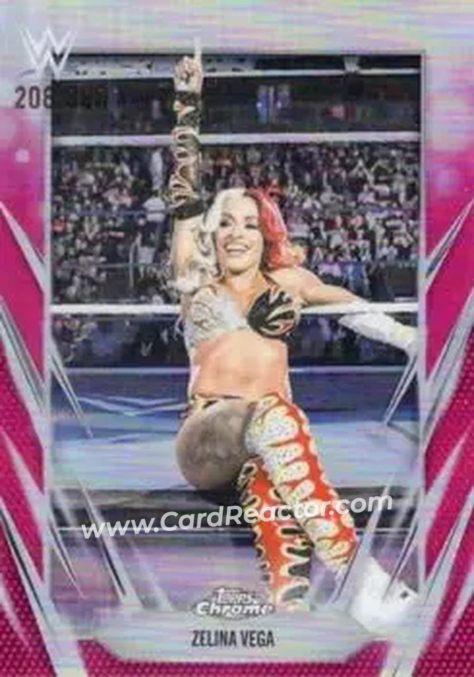 2026 Topps Chrome WWE - Magenta Refractor #189 - Zelina Vega - Front