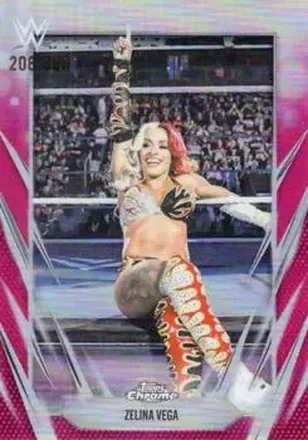 2026 Topps Chrome WWE - Magenta Refractor #189 - Zelina Vega