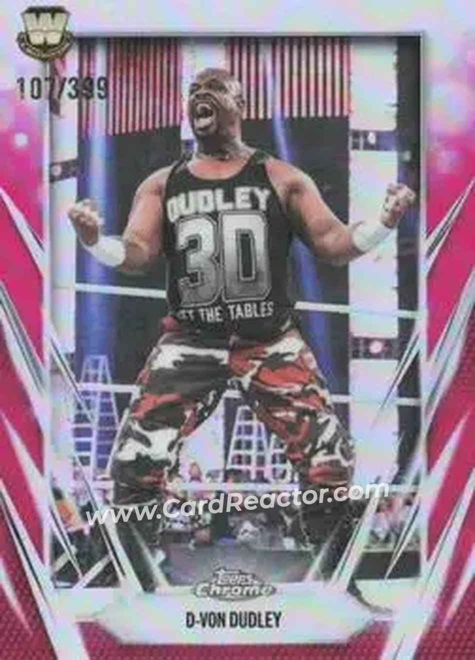 2026 Topps Chrome WWE - Magenta Refractor #198 - D-Von Dudley - Front