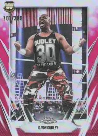 2026 Topps Chrome WWE - Magenta Refractor #198 - D-Von Dudley
