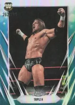 2026 Topps Chrome WWE - Teal Refractor #4 - Hunter Hearst Helmsley