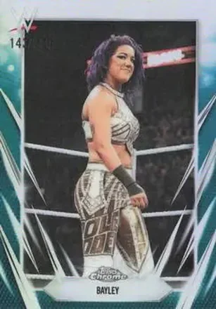 2026 Topps Chrome WWE - Teal Refractor #19 - Bayley