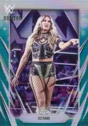 2026 Topps Chrome WWE - Teal Refractor #38 - Izzi Dame