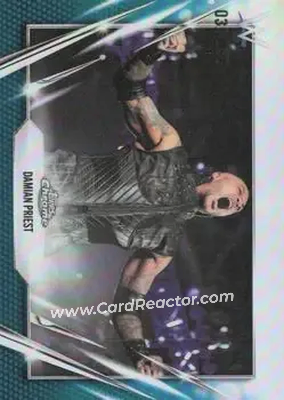 2026 Topps Chrome WWE - Teal Refractor #43 - Damian Priest - Front