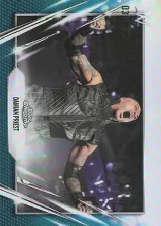 2026 Topps Chrome WWE - Teal Refractor #43 - Damian Priest
