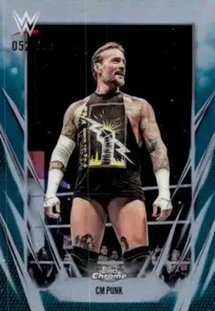 2026 Topps Chrome WWE - Teal Refractor #49 - CM Punk