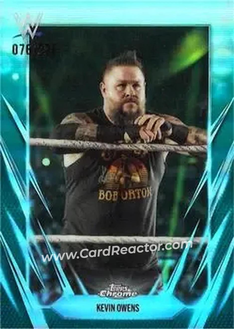 2026 Topps Chrome WWE - Teal Refractor #51 - Kevin Owens - Front