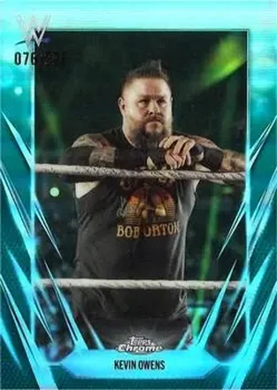 2026 Topps Chrome WWE - Teal Refractor #51 - Kevin Owens