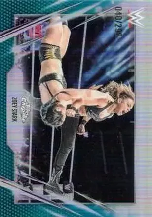 2026 Topps Chrome WWE - Teal Refractor #60 - Zoey Stark