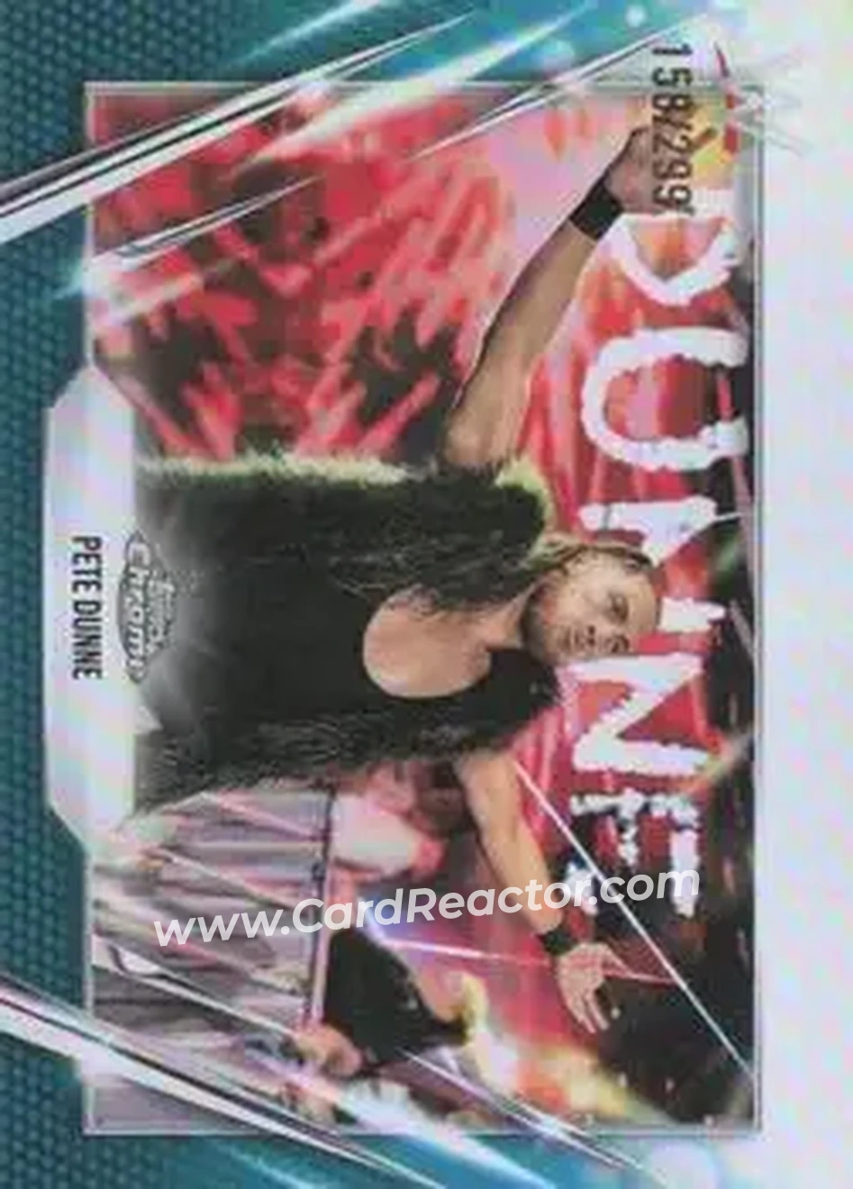 2026 Topps Chrome WWE - Teal Refractor #62 - Pete Dunne - Front