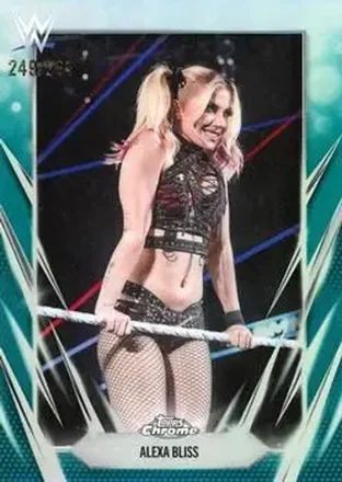 2026 Topps Chrome WWE - Teal Refractor #64 - Alexa Bliss