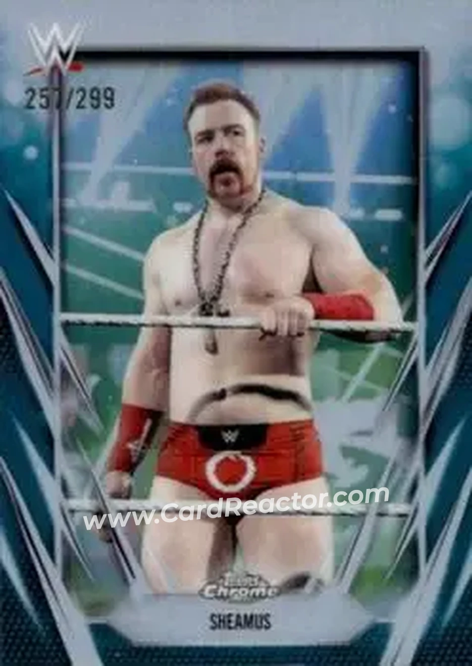 2026 Topps Chrome WWE - Teal Refractor #69 - Sheamus - Front 2026 Topps Chrome WWE - Teal Refractor #69 - Sheamus - Front